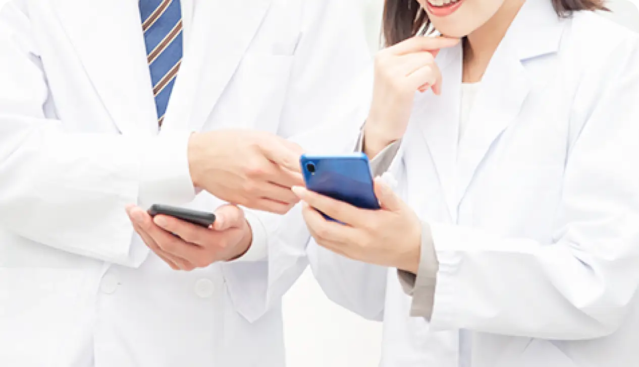 医療関係者向け情報サイトへのリンクバナー画像